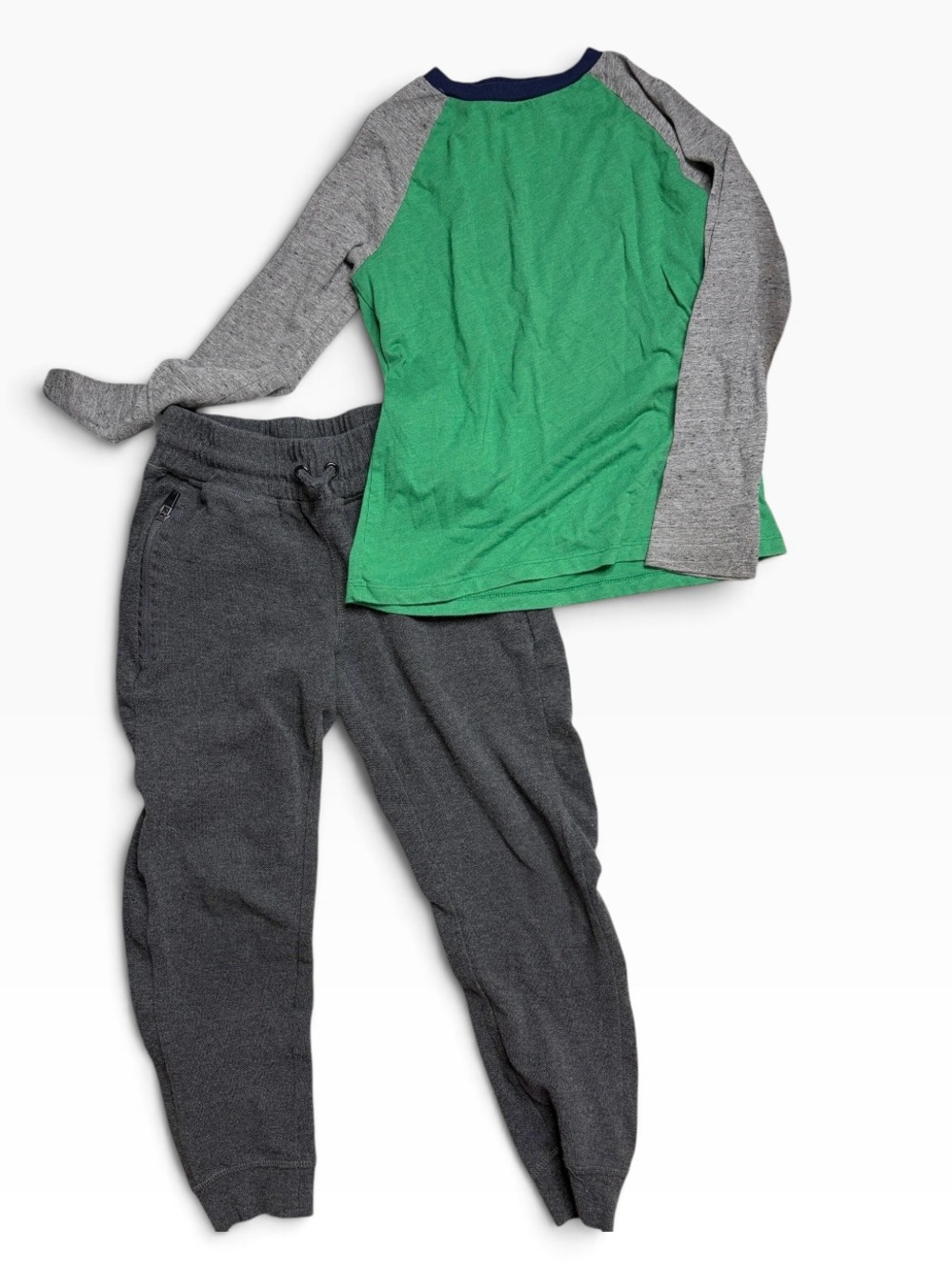 Boys joggers and long sleeve shirt size 8 Fall